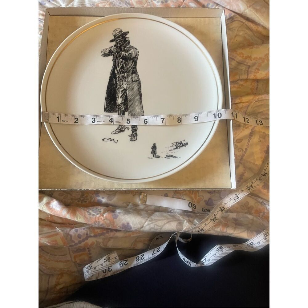 Limited Series Plate “The Stage Robber” Montana’s Wild West Frontier - Picture 12 of 12